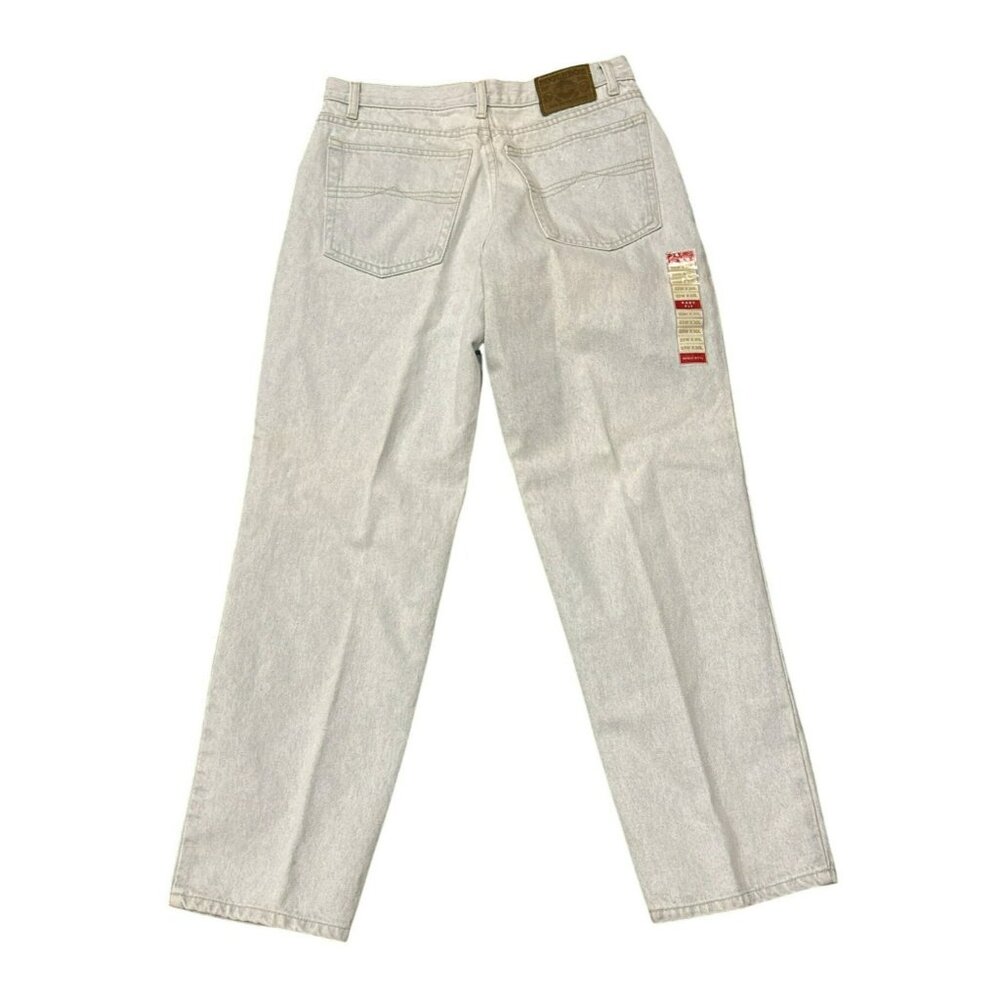 Bugle Boy Denim Blue Jeans 750 33x30 Relaxed Light Wash Vintage 80s Easy Fit NWT